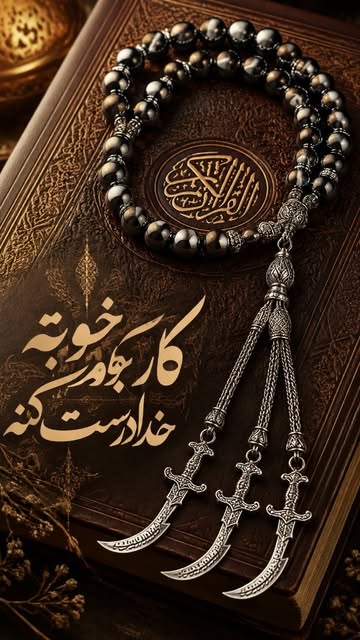 تسبیح حدیداصل۳۳دانه کلکسیونی سرتسبیح رنگ‌ثابت